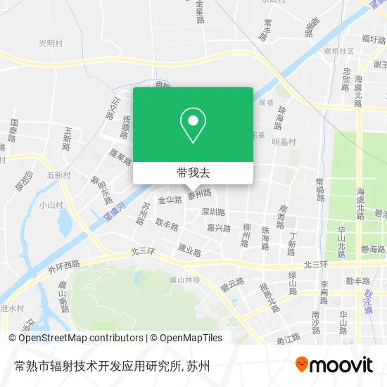 常熟市辐射技术开发应用研究所地图