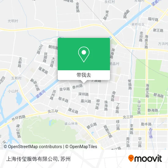 上海传玺服饰有限公司地图