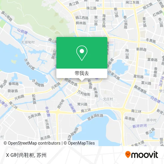 X·G时尚鞋柜地图