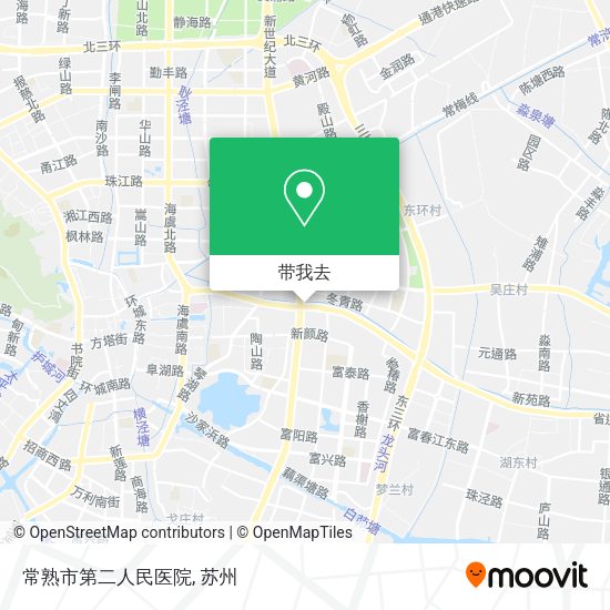 常熟市第二人民医院地图