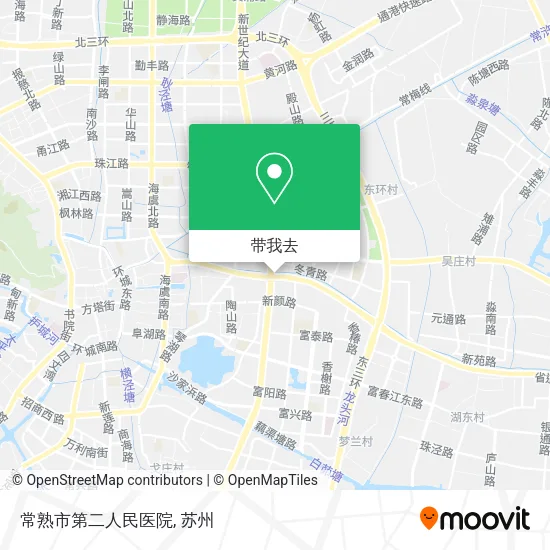 常熟市第二人民医院地图