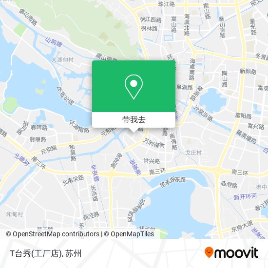 T台秀(工厂店)地图