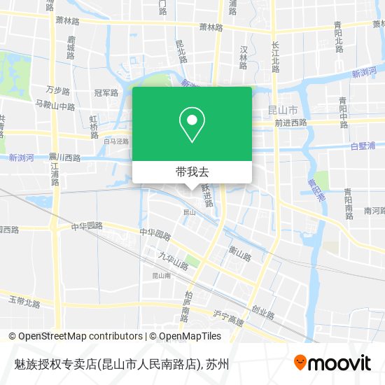 魅族授权专卖店(昆山市人民南路店)地图