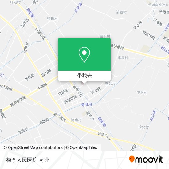 梅李人民医院地图
