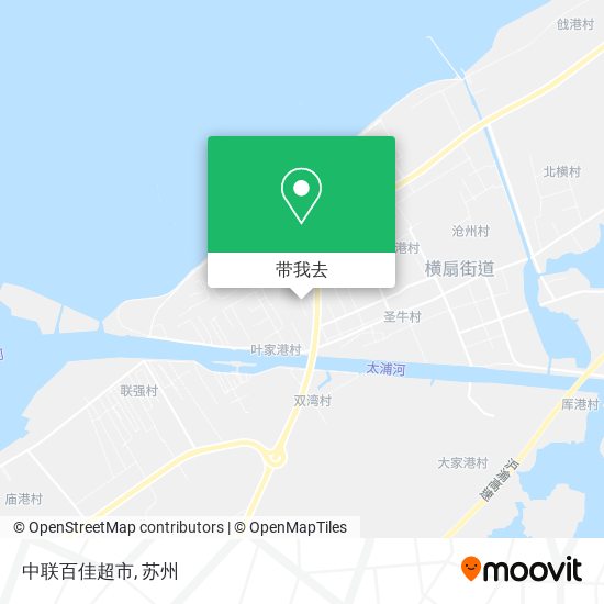 中联百佳超市地图