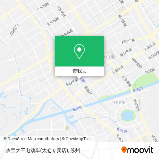 杰宝大王电动车(太仓专卖店)地图