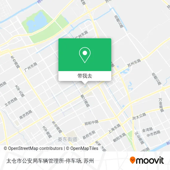 太仓市公安局车辆管理所-停车场地图