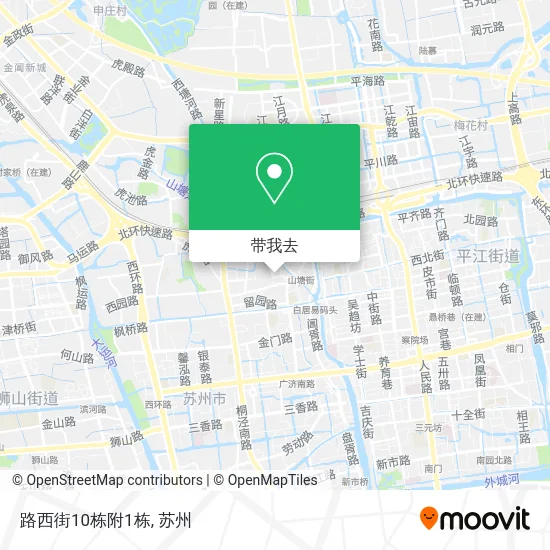 路西街10栋附1栋地图