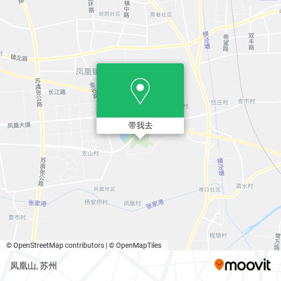 凤凰山地图