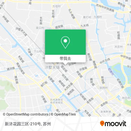 新浒花园三区-210号地图