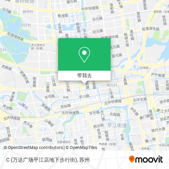 C (万达广场平江店地下步行街)地图
