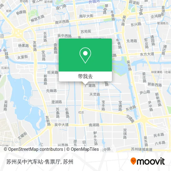 苏州吴中汽车站-售票厅地图