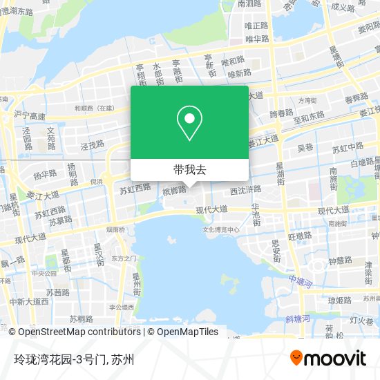 玲珑湾花园-3号门地图