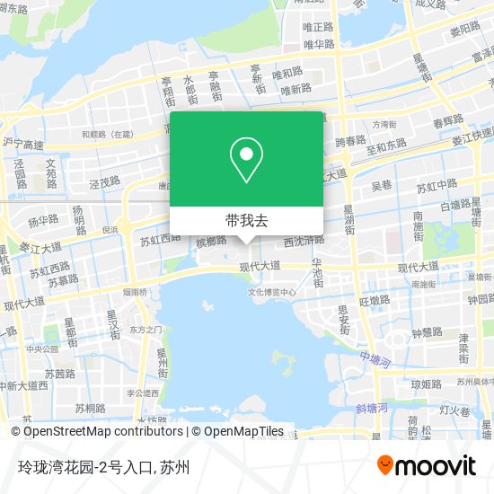 玲珑湾花园-2号入口地图