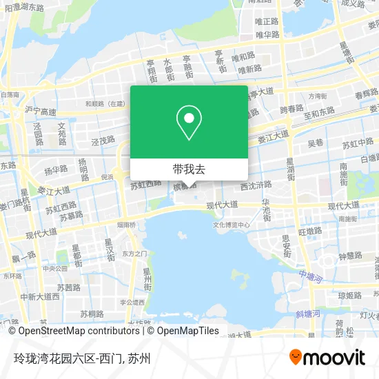 玲珑湾花园六区-西门地图