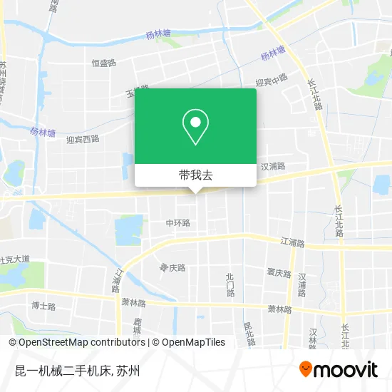 昆一机械二手机床地图