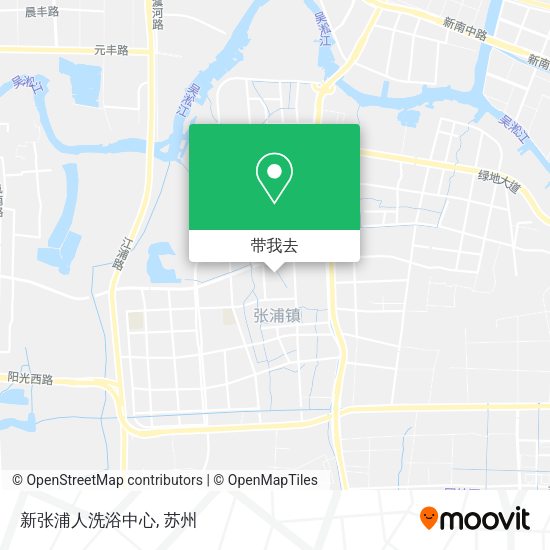 新张浦人洗浴中心地图