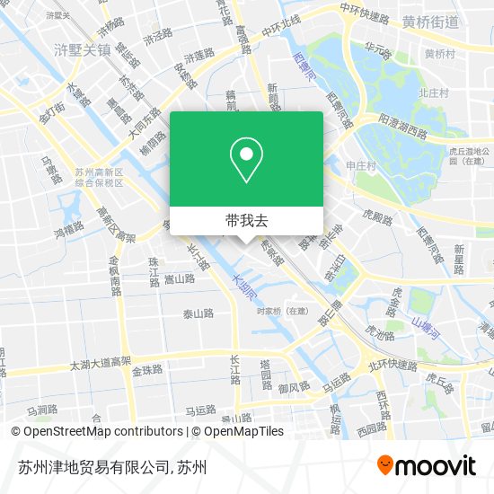 苏州津地贸易有限公司地图