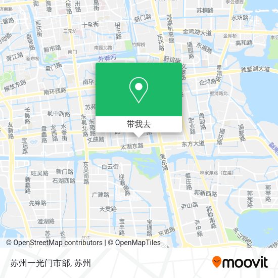 苏州一光门市部地图