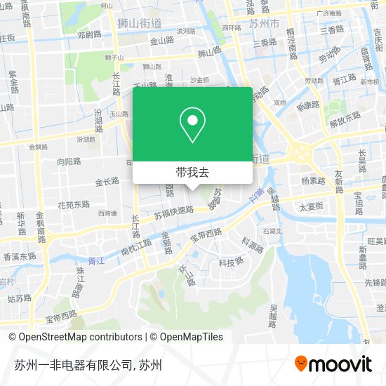 苏州一非电器有限公司地图