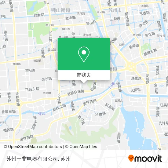 苏州一非电器有限公司地图