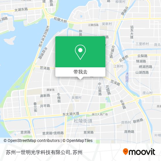 苏州一世明光学科技有限公司地图
