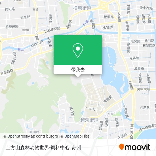 上方山森林动物世界-饲料中心地图