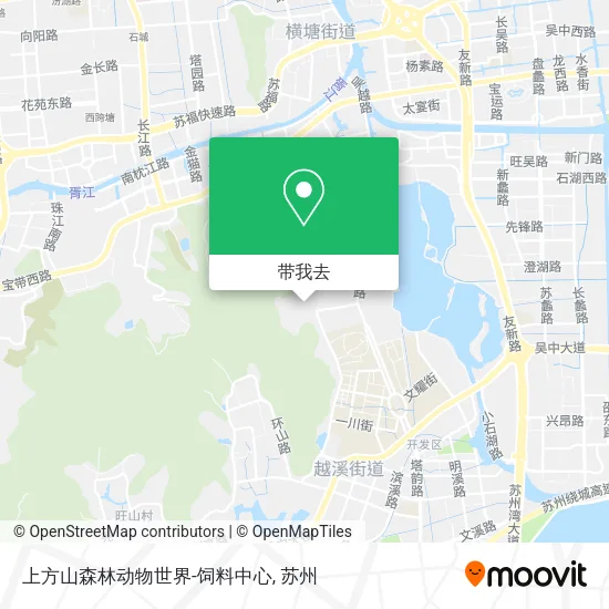 上方山森林动物世界-饲料中心地图