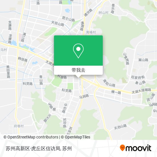 苏州高新区·虎丘区信访局地图