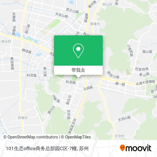 101生态office商务总部园C区-7幢地图