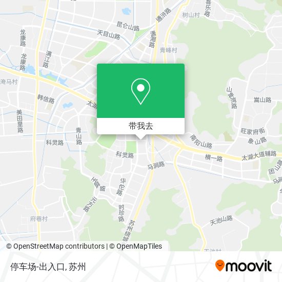 停车场-出入口地图