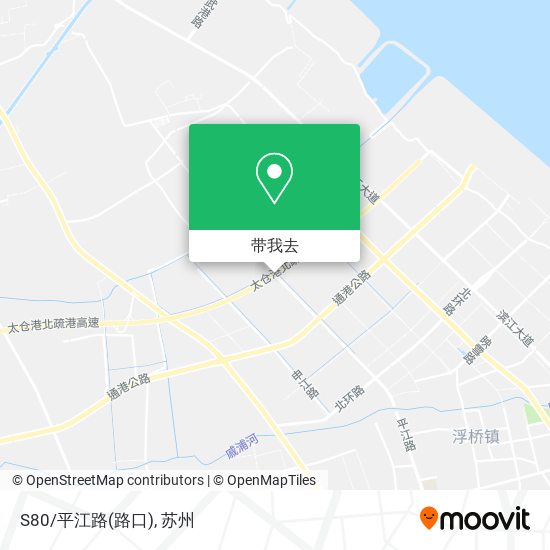 S80/平江路(路口)地图