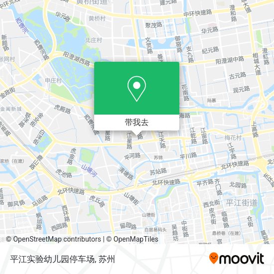 平江实验幼儿园停车场地图