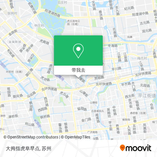 大拇指虎阜早点地图