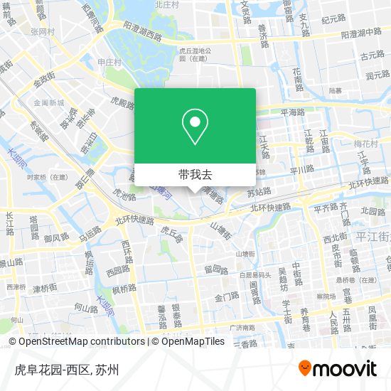 虎阜花园-西区地图