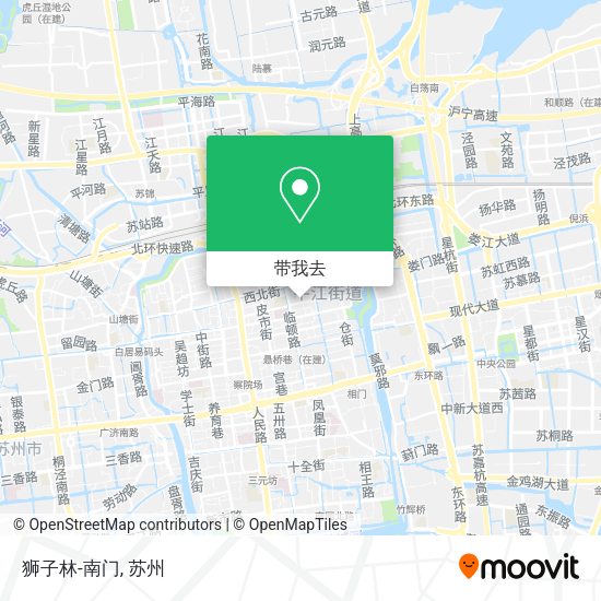狮子林-南门地图