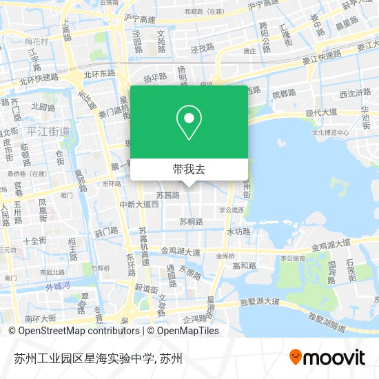 苏州工业园区星海实验中学地图