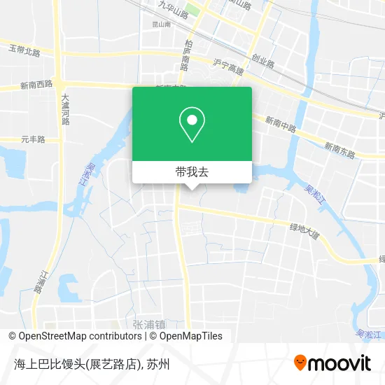 海上巴比馒头(展艺路店)地图