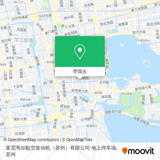 霍尼韦尔航空发动机（苏州）有限公司-地上停车场地图