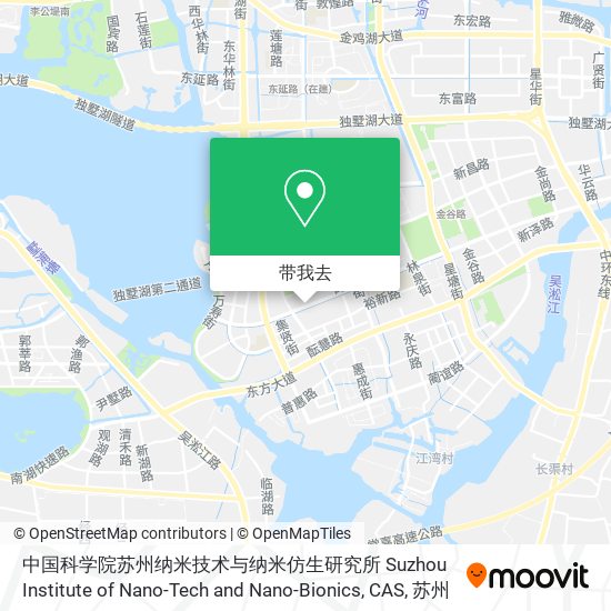 中国科学院苏州纳米技术与纳米仿生研究所 Suzhou Institute of Nano-Tech and Nano-Bionics, CAS地图