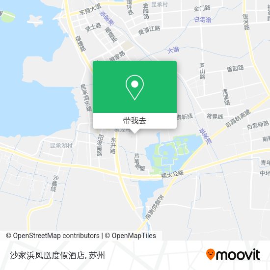 沙家浜凤凰度假酒店地图