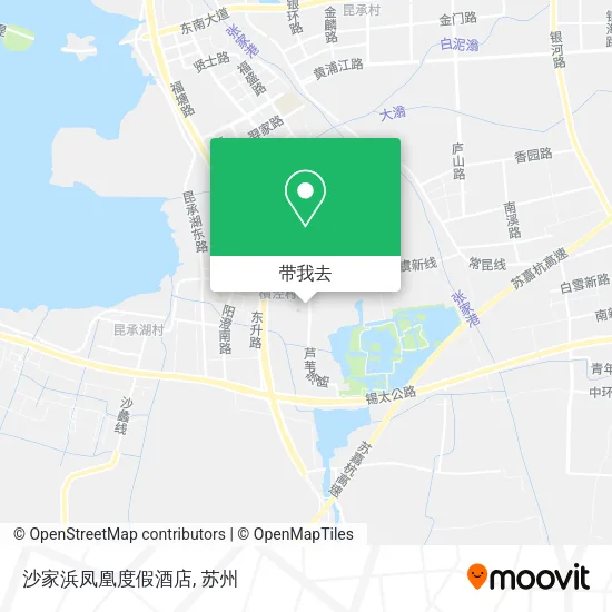 沙家浜凤凰度假酒店地图