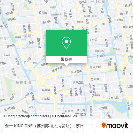 金一 KING ONE（苏州苏福大润发店）地图