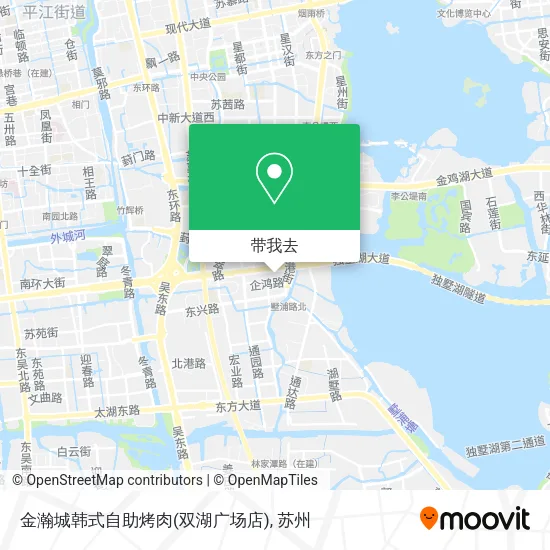 金瀚城韩式自助烤肉(双湖广场店)地图