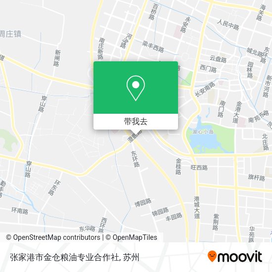 张家港市金仓粮油专业合作社地图