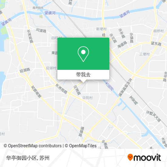 华亭御园小区地图