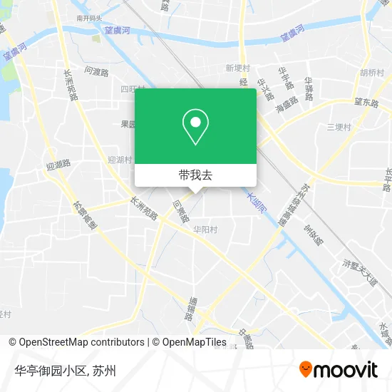 华亭御园小区地图