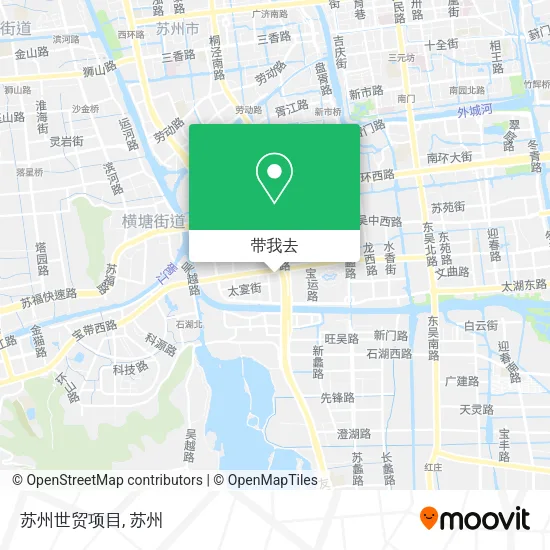 苏州世贸项目地图