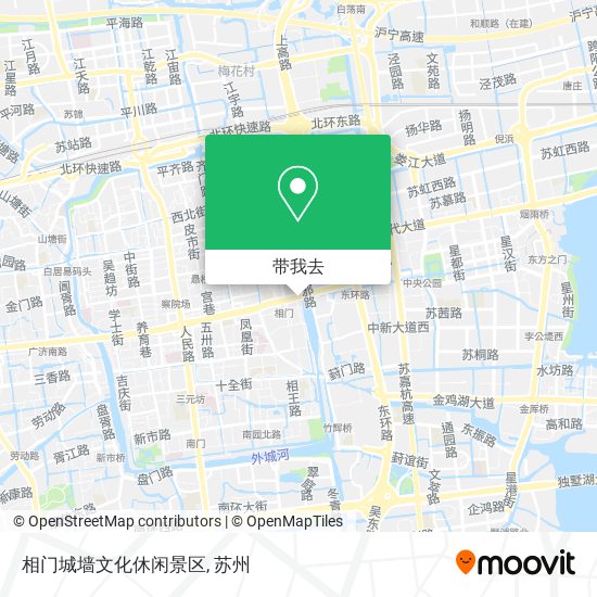 相门城墙文化休闲景区地图