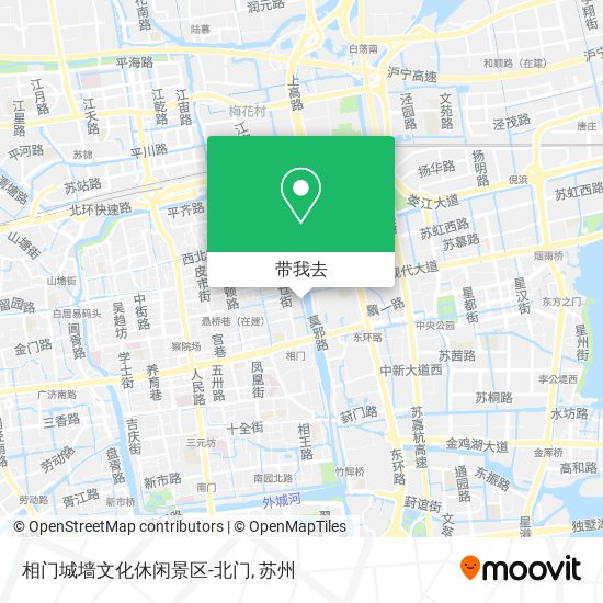 相门城墙文化休闲景区-北门地图